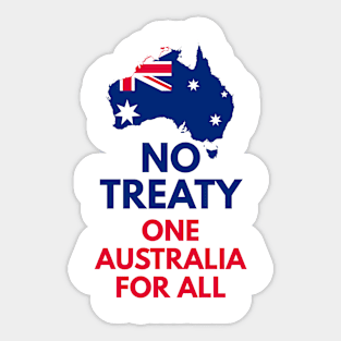 No Treaty Sticker